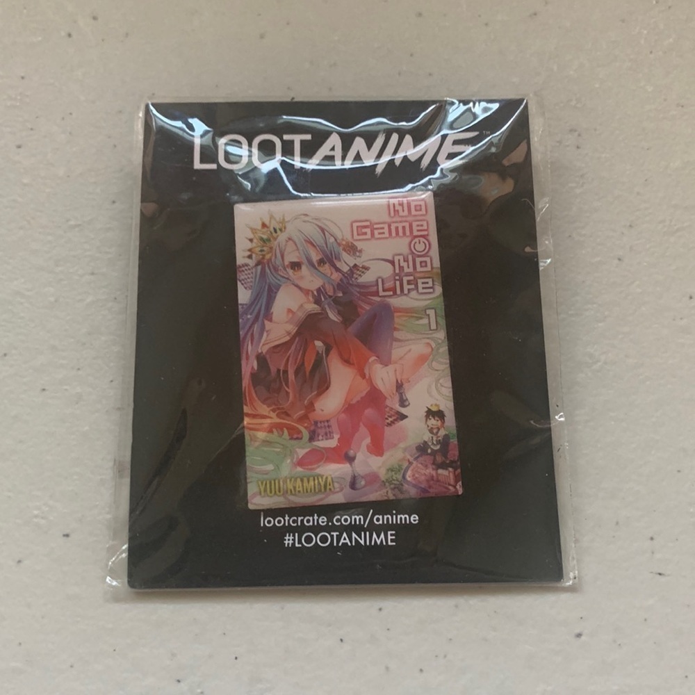 NWT No Game No Life Anime Manga Pin 2018 Loot Crate